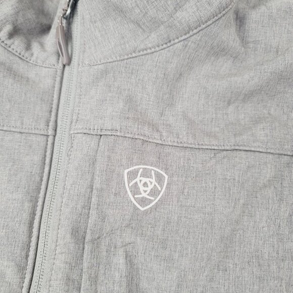 Ariat Men's Brown Vernon 2 Heather Mock Neck Classic Basic Jacket Size XXL - Picture 7 of 16